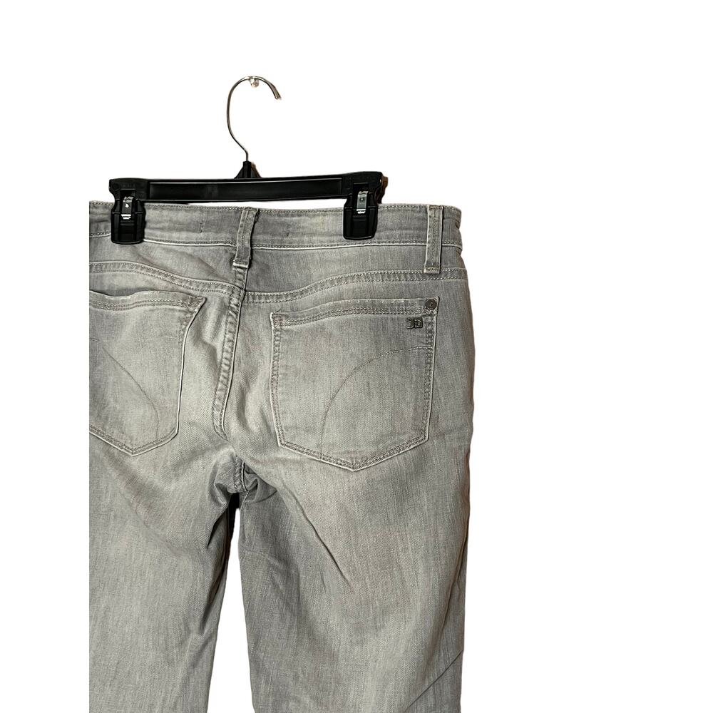 joe's women mid rise gray straight fit jeans sz 26 socialite kicker - Picture 3 of 10